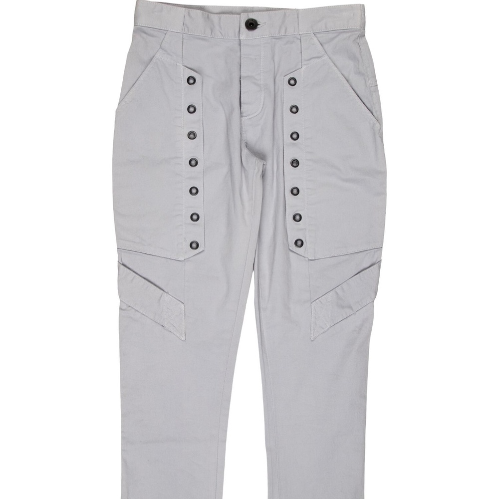 NWT $250 Theory Theyskens's Powa Cropped Pants NoveltyJ eans Light Blue